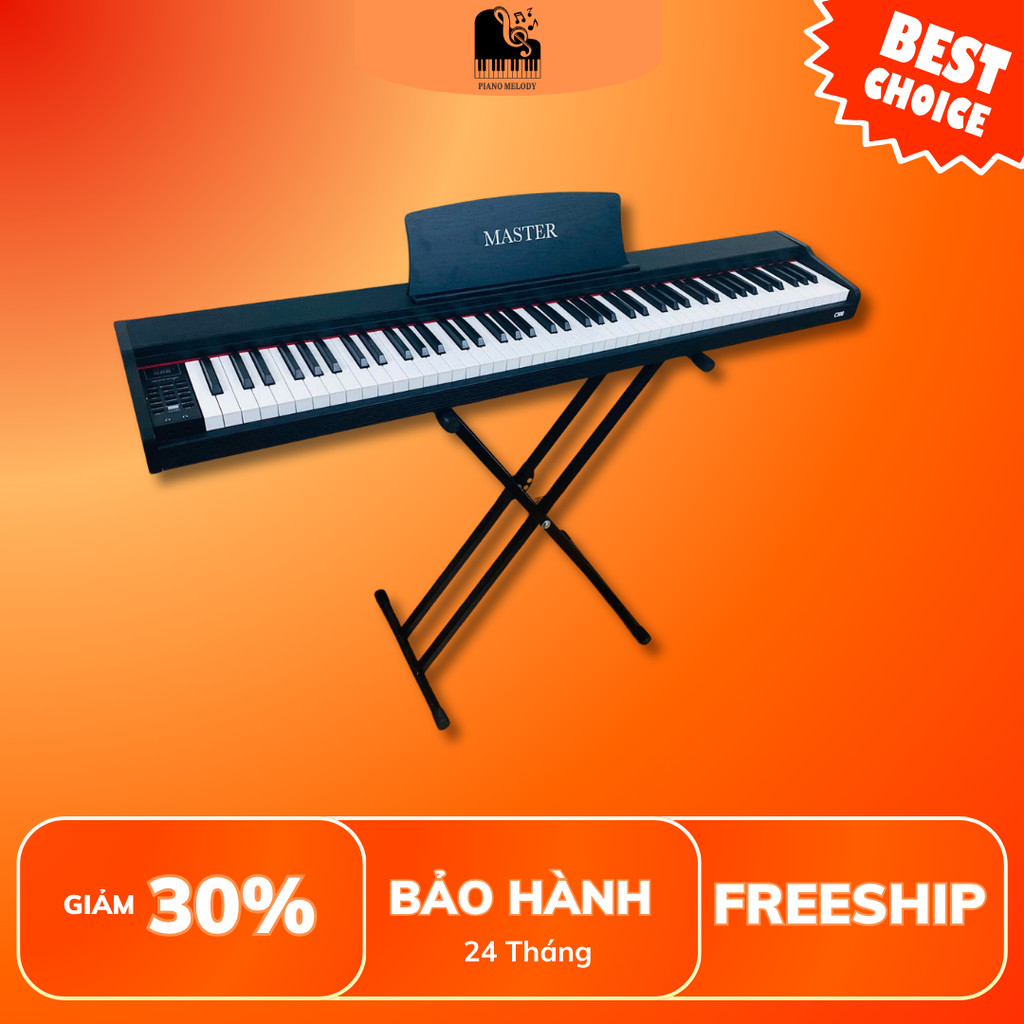 Đàn Piano Điện MASTER C300 - Đủ 88 Phím Bluetooth, Đàn Gỗ - Tặng Đủ Phụ Kiện, Khóa học online- Piano