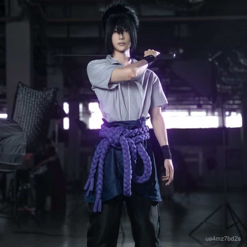 Naruto Uchiha Sasuke cos Trang phục đầy đủ của Sasuke trong Shippuden dành cho cosplay anime tại các