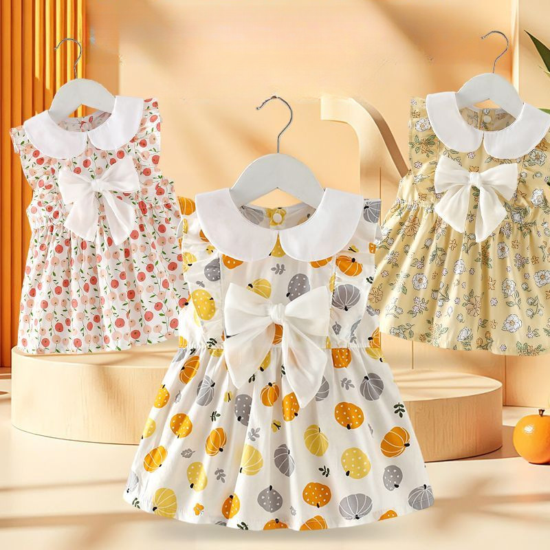 Baby girl's apron, waterproof princess children's apron, children's bib, baby feeding bib, sleeveles