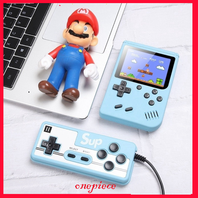 Máy chơi game cầm tay SUP 500 in 1, màn hình màu, 500 game cổ điển, pin sạc tiện lợi