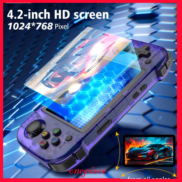 Máy chơi game cầm tay Retro Console R46H WIFI REAL ArkOS, màn hình lớn, nâng cấp từ R36S/R36H