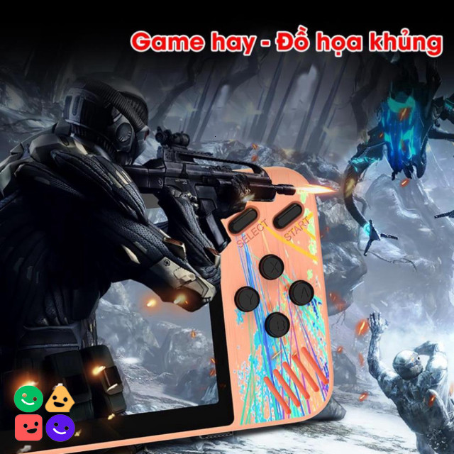 Máy chơi game cầm tay M8 Plus bản 2023, màn hình sắc nét, kho game phong phú, không lặp lại game
