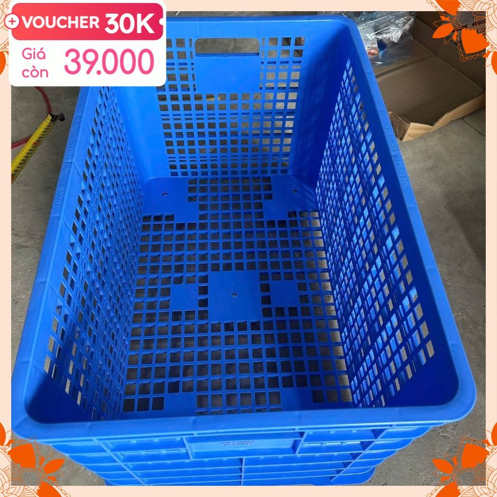 ( giao hỏa tốc ) sọt nhựa cao 5052 việt nhật có bánh xe hàng loại 1 cao cấp nhất 5052