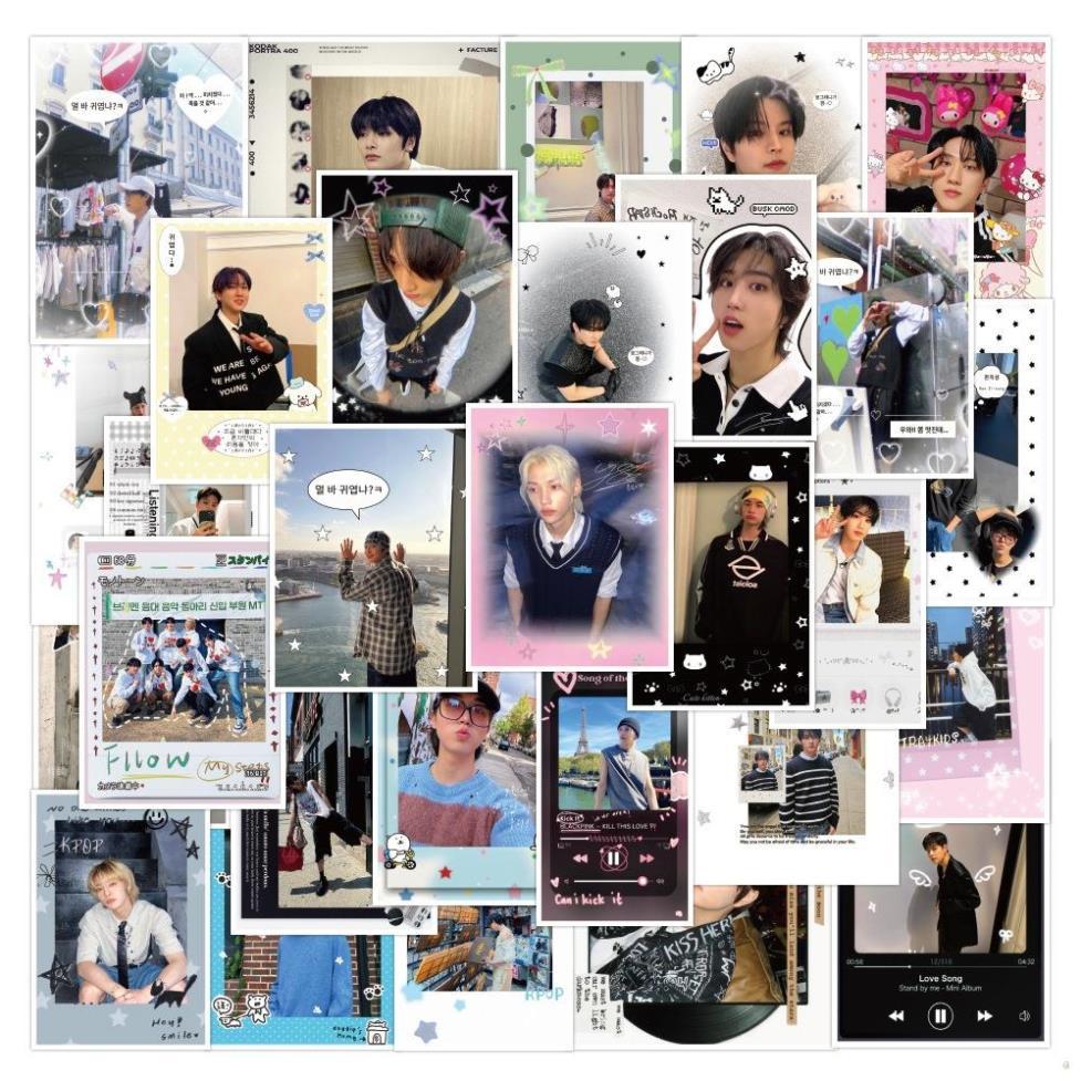 Set  Sticker Idol Kpop Dán Trang Trí – Ảnh Idol Cute, Sticker Hàn Quốc Trang Trí Sổ Tay, Điện Thoại,