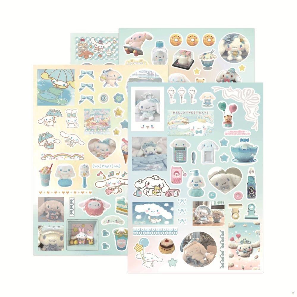 200 Sticker Cinnamoroll Cute Sanrio | Sticker Dán Sổ Tay Laptop Bình Nước | Sticker Dễ Thương Cho Họ