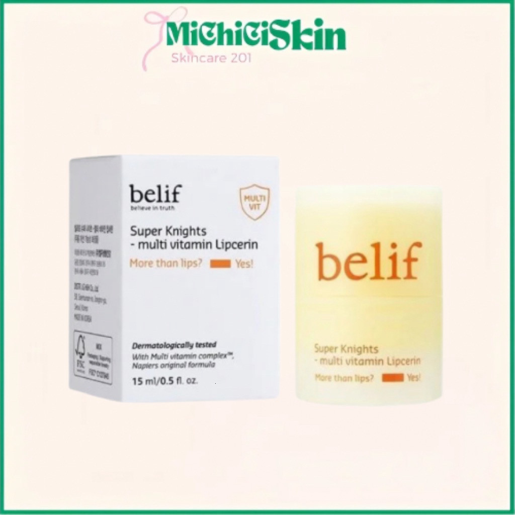 [MICHICI Skin] Dưỡng Môi Belif Multi Vitamin Dạng Balm Son Dưỡng Belif Ống Vặn Dưỡng Mềm Môi Căng Mọ