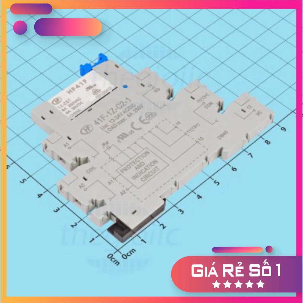 41F-1Z-C2-1 Module 1 Relay 12V Gắn Ray Linh Kiện Trường Giang 86