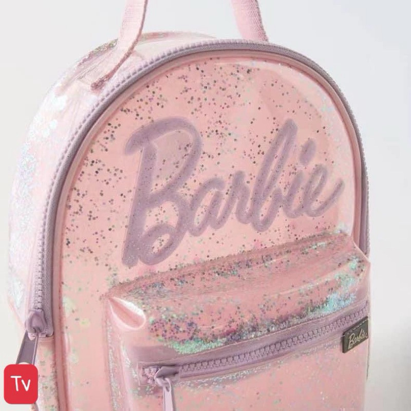Balo ZR barbie nhũ bling bling cho bé gái (ảnh thật cuối bài) miễn phí vận chuyển