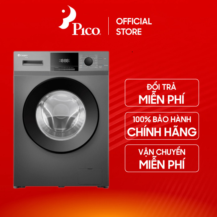 Chính hãng [Pico Official - Lắp đặt 0Đ HN HCM] Máy giặt lồng ngang Casper Inverter 9.5 kg WF-95VG5 |