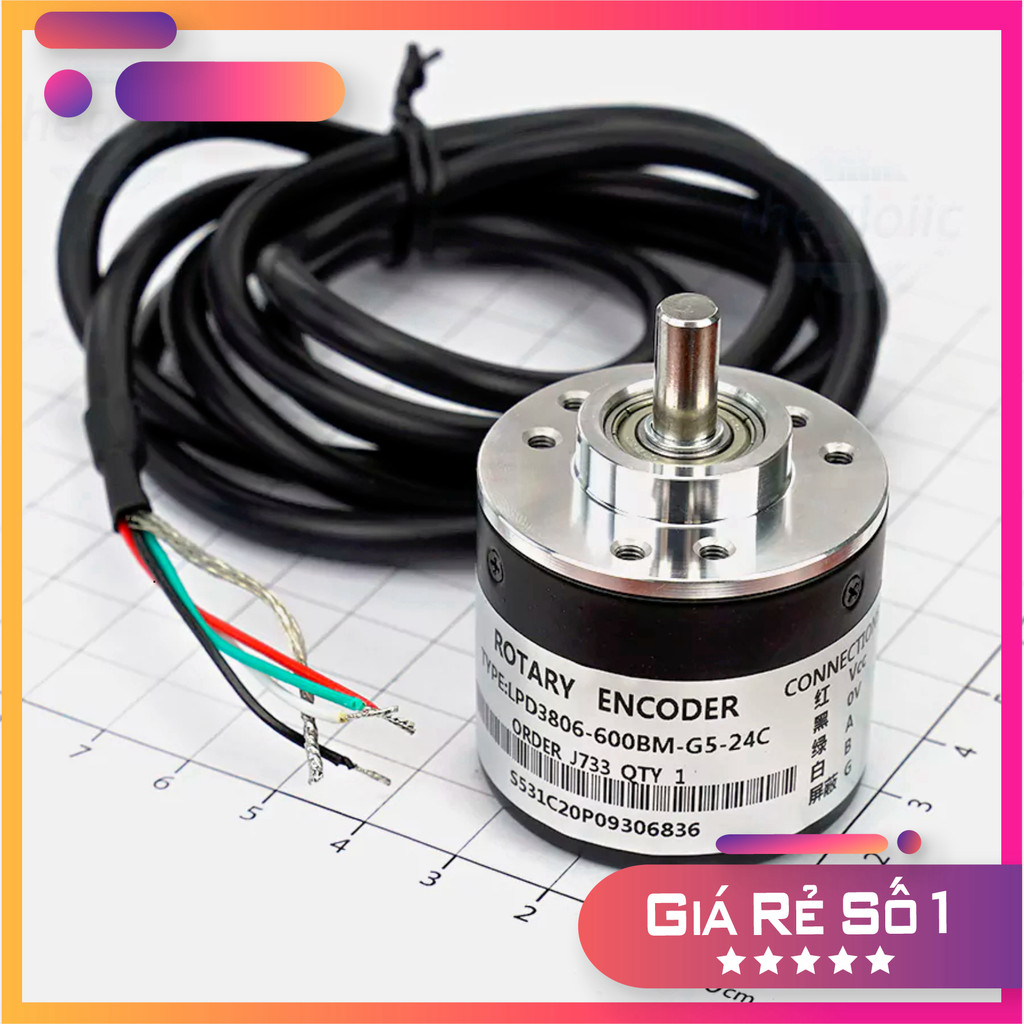 LPD3806-600BM Rotary Encoder 600 Xung NPN Linh Kiện Trường Giang 86