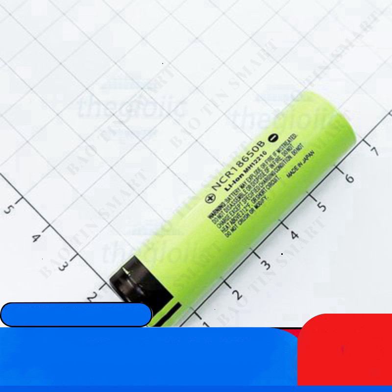 Pin Sạc Panasonic 18650 3400mAh 3.7V NCR18650B Đầu Bằng Linh Kiện IC2