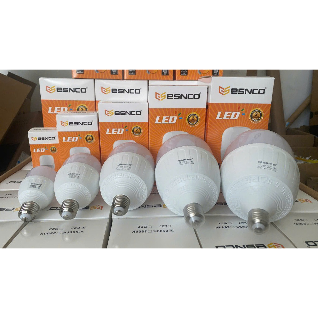 |ĐTP - Bóng đèn LED| Bulb 40W 50W 30W 20W ESNCO Ánh sáng Trắng 6500K