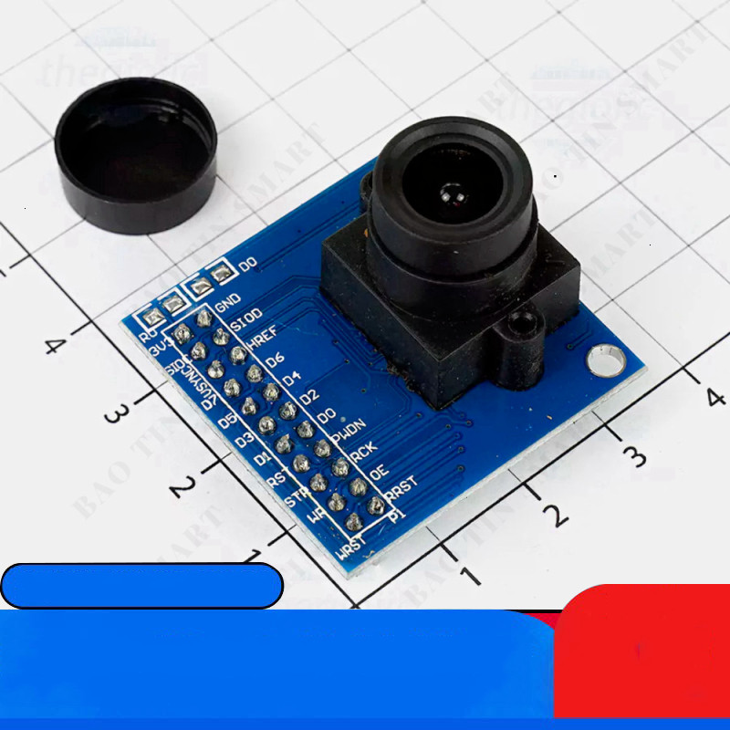 OV7670 Mạch Camera Độ Phân Giải 640x480 Có FIFO AL422 Linh Kiện IC2 Linh Kiện IC2