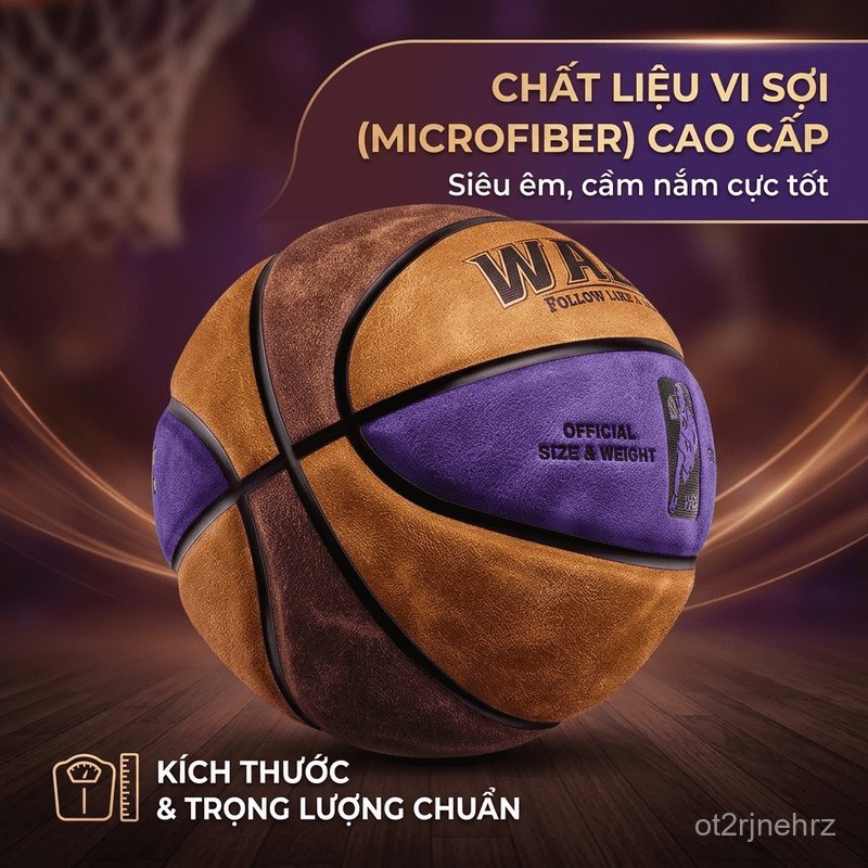 Bóng Rổ Dwyane Wade Cảm Giác Cầm Tuyệt Vời Rất Dính Nảy Cực Mướt Bề Mặt Thấm Mồ Hôi Chuẩn Luyện Mọi 