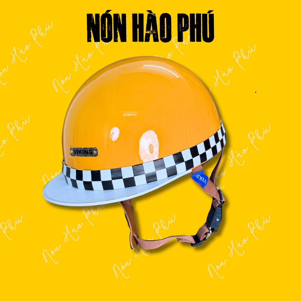 [XẢ KHO] Mũ bảo hiểm nửa đầu VIKING Bosozoku Japan Style, Nón bảo hiểm Vintage lưỡi trai