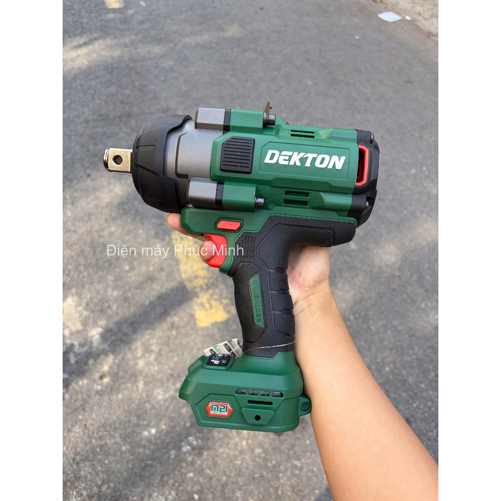 Máy bulong 1650NM~ DEKTON M21-IW1650pro - Búa âm hiệu suất vượt trội  chuyên mở ốc xe tải tấn lớn.  