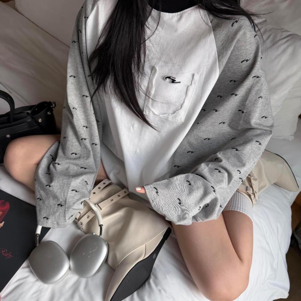 MONO WHISPER LONGSLEEVE - Áo tay dài form rộng 280GSM Whose Studio nam nữ Mintt.house | BigBuy360 - bigbuy360.vn