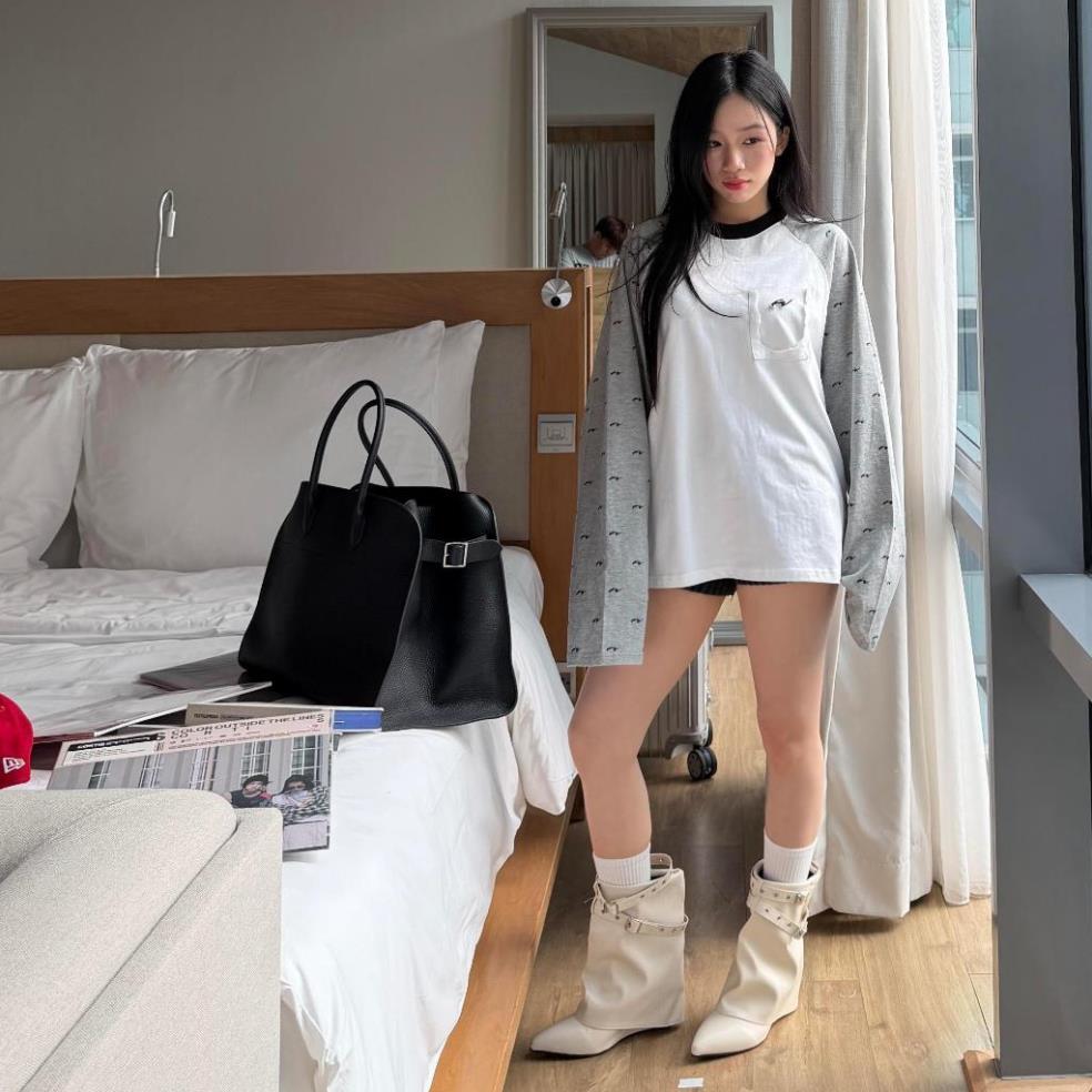 MONO WHISPER LONGSLEEVE - Áo tay dài form rộng 280GSM Whose Studio nam nữ Mintt.house | BigBuy360 - bigbuy360.vn