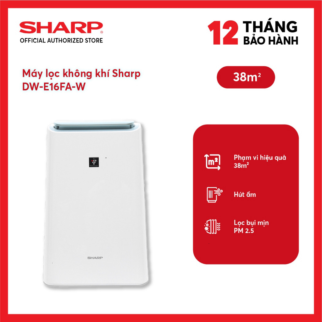 Store Máy lọc không khí kết hợp hút ẩm Sharp DW-E16FA-W