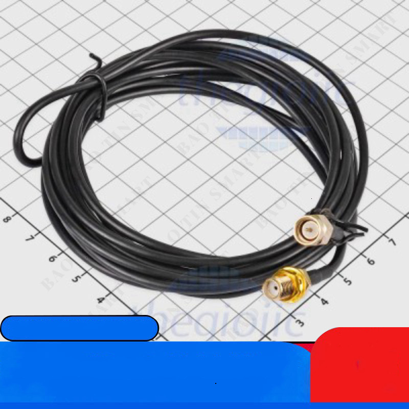 RG174 Dây Nối Ăng Ten Đầu SMA Đực-Cái Dài 5M Type-B Linh Kiện IC2