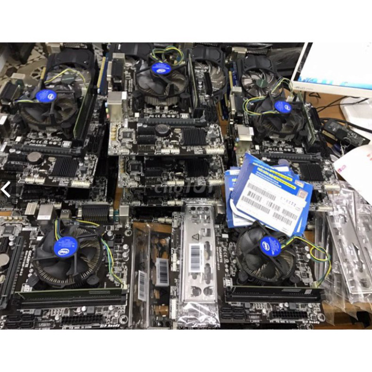 Combo main H110-CPU I3 7100-Ram 8G kèm Fan-ẢNH THỰC TẾ 100% tại shop