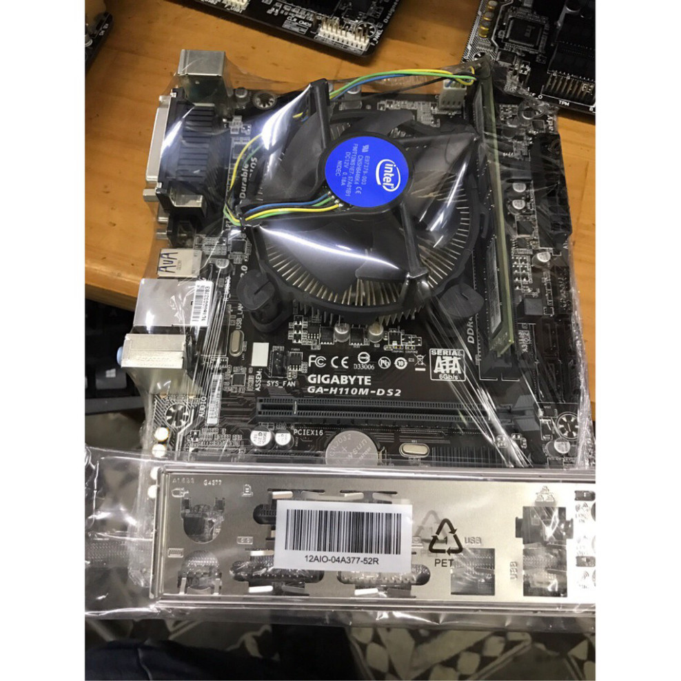 Combo Main h110 cpu i3 7100 ram 8gb hàng đẹp long lanh