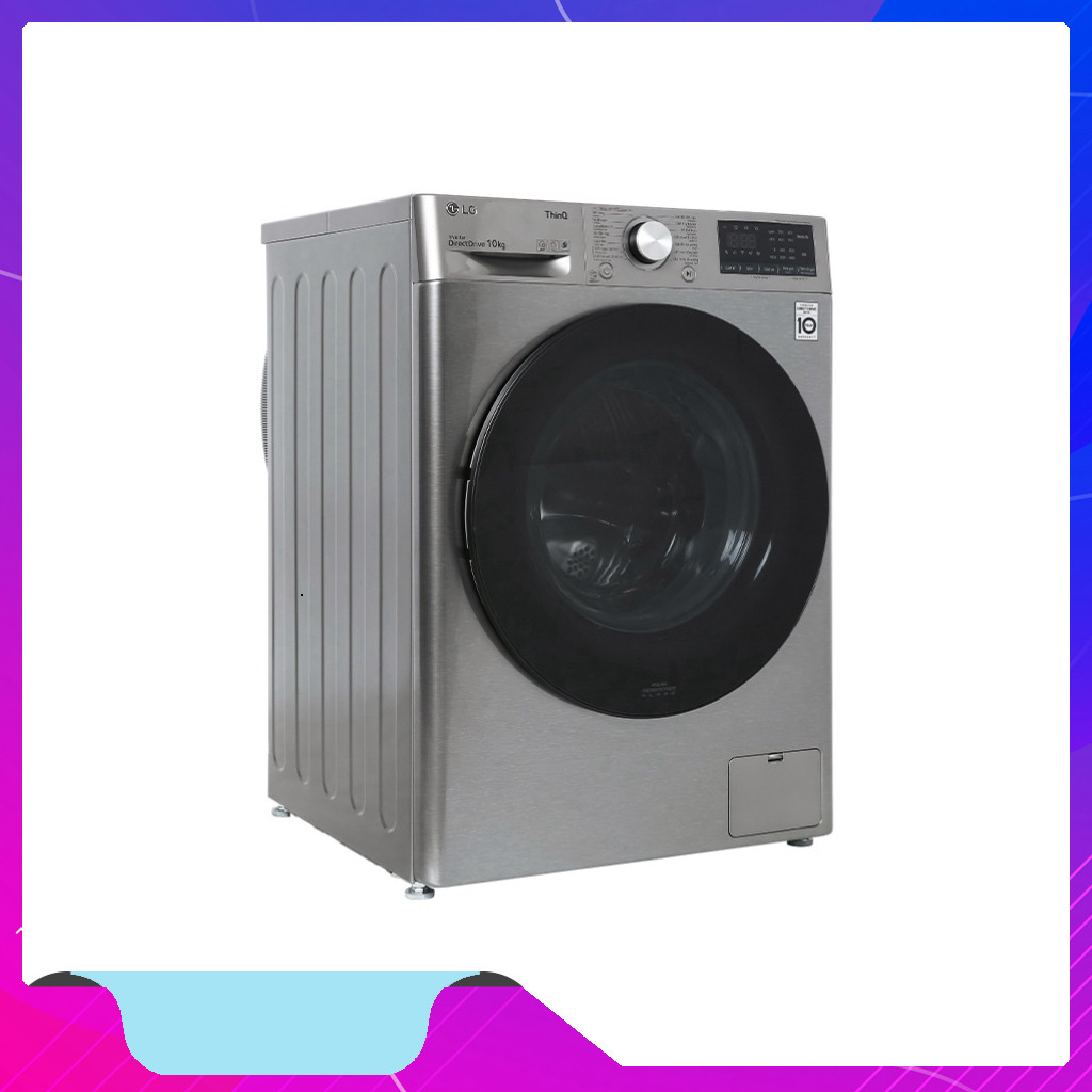 nhắn shop đặt hàng_ Máy giặt LG Inverter 10 kg FV1410S4P 2021  Điện Máy Tại Kho _hàng mới 100%