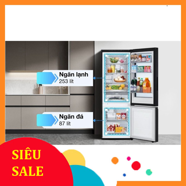 ib lấy mãu bh_ Tủ lạnh LG Inverter 340 lít InstaView LBB33BLMAI 2024  Indonesia _FREE SHIP