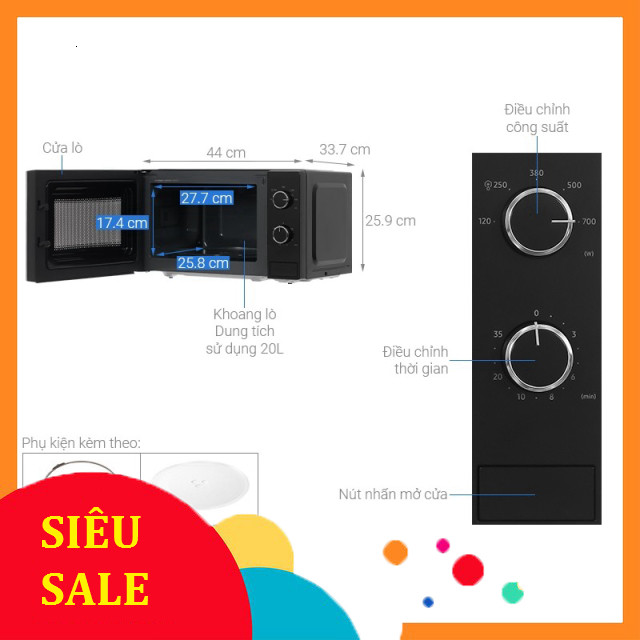 ib lấy mãu bh_ Lò vi sóng Samsung MS20A3010AL/SV 20 lít 2024 _FREE SHIP