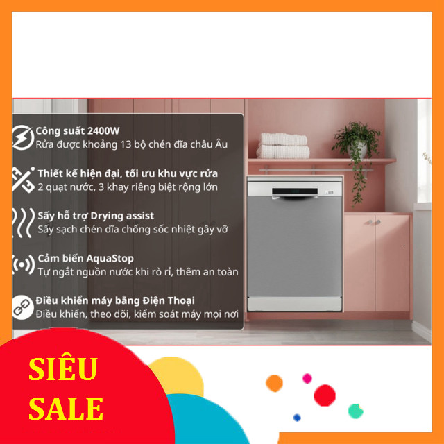 ib lấy mãu bh_ Máy rửa chén độc lập Bosch SMS6ECI11E  Đức _FREE SHIP