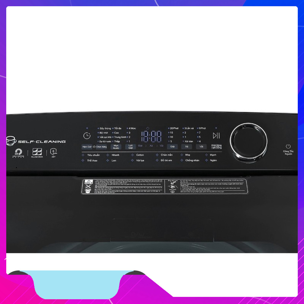 nhắn shop đặt hàng_ Máy giặt Aqua Inverter 13 kg AQW DR130UGT PS _hàng mới 100%