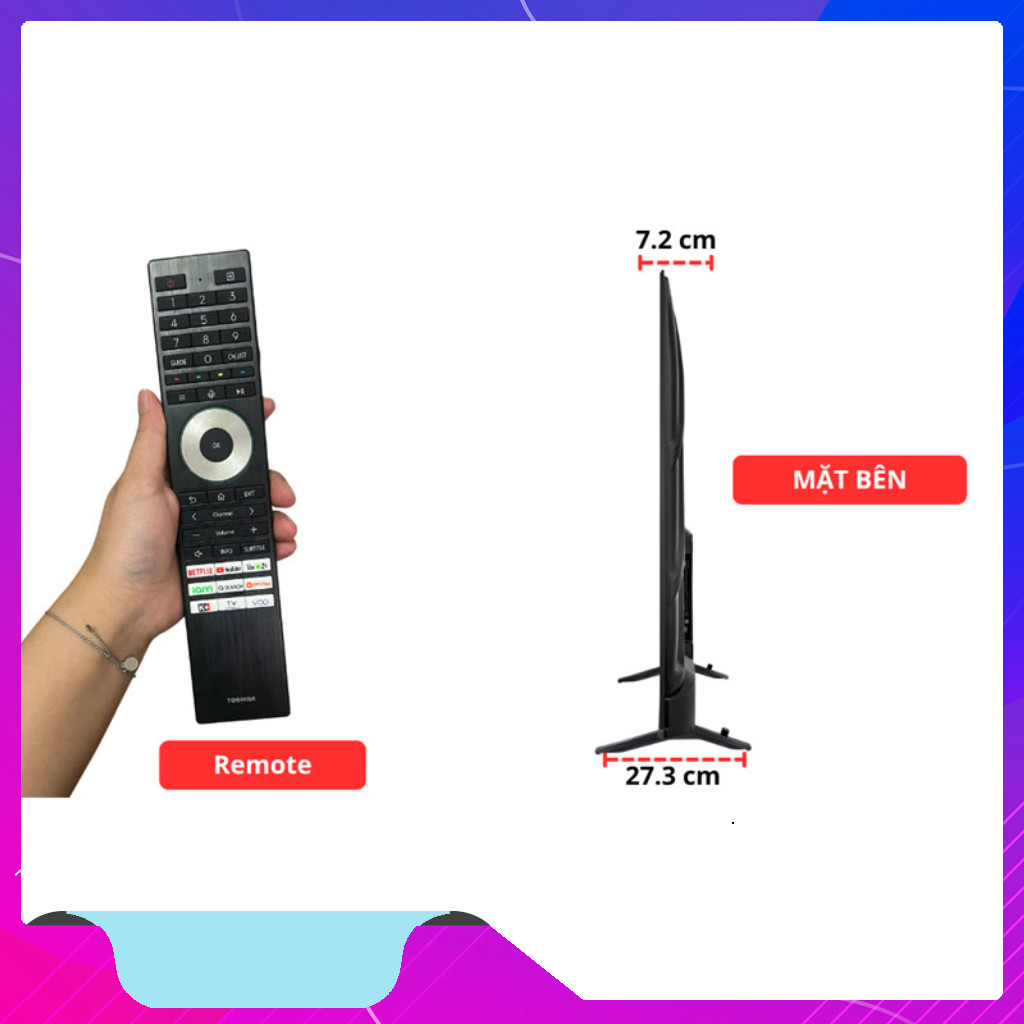 nhắn shop đặt hàng_ Smart Tivi QLED Toshiba AI 4K 55 inch 55M450RP 2025  VIỆT NAM _hàng mới 100%