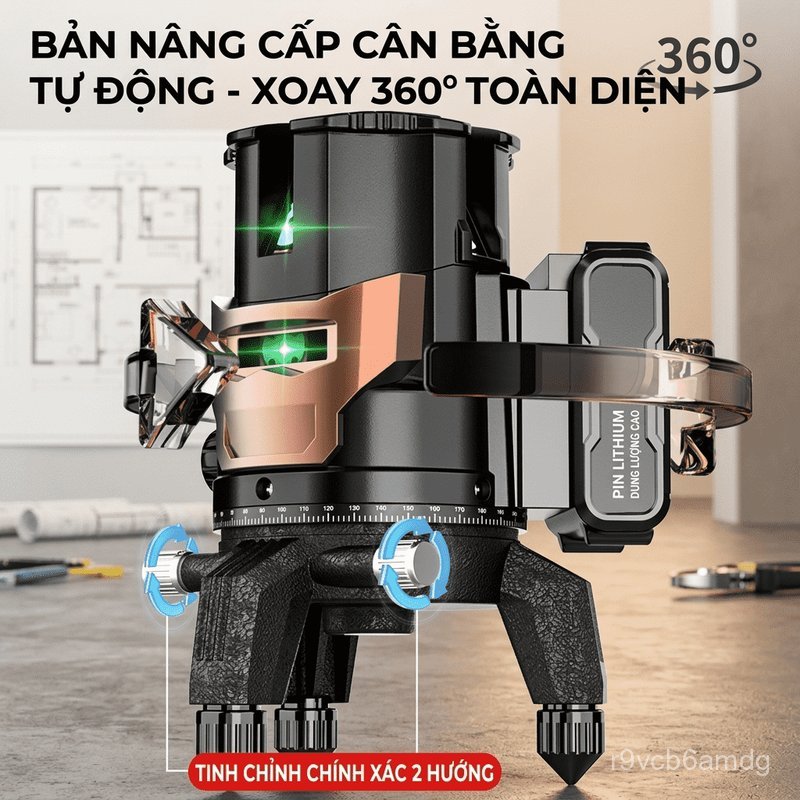 Máy cân bằng Laser tia xanh tia đỏ tia sáng mạnh tự động thăng bằng cao cấp