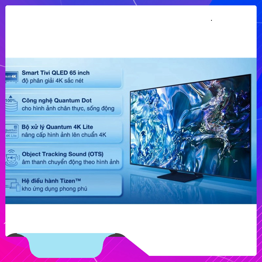 nhắn shop đặt hàng_ Smart Tivi QLED Samsung 4K 65 inch QA65Q60D năm ra mắt 2024  VIỆT NAM _hàng mới 