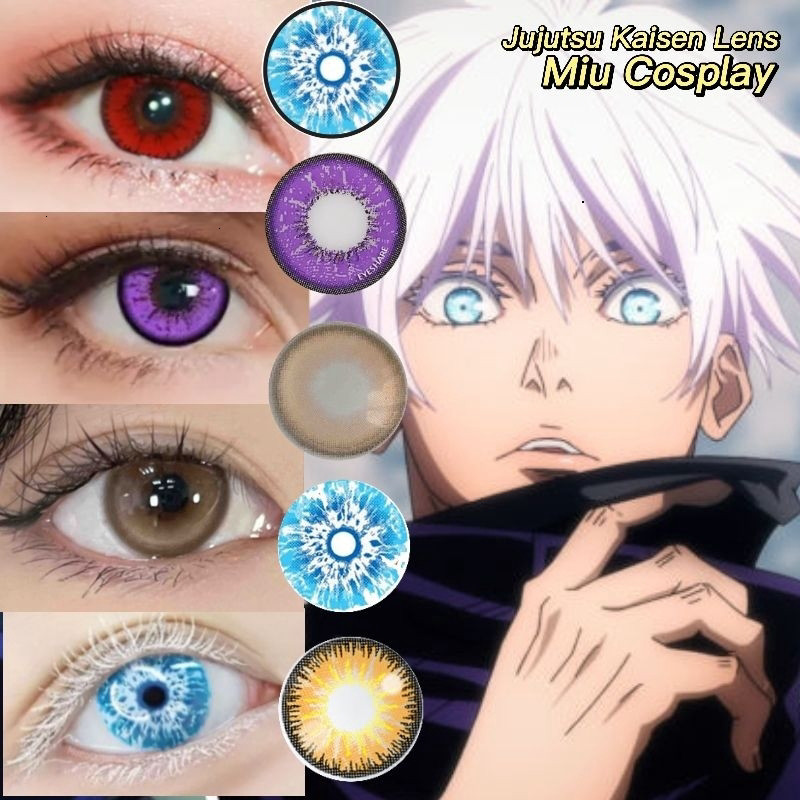 [Sẵn] Lens cosplay Gojo Satoru/Nobara/Mahito/Sukuna/Toge - Jujutsu Kaisen: Chú thuật hồi chiến [Miu 