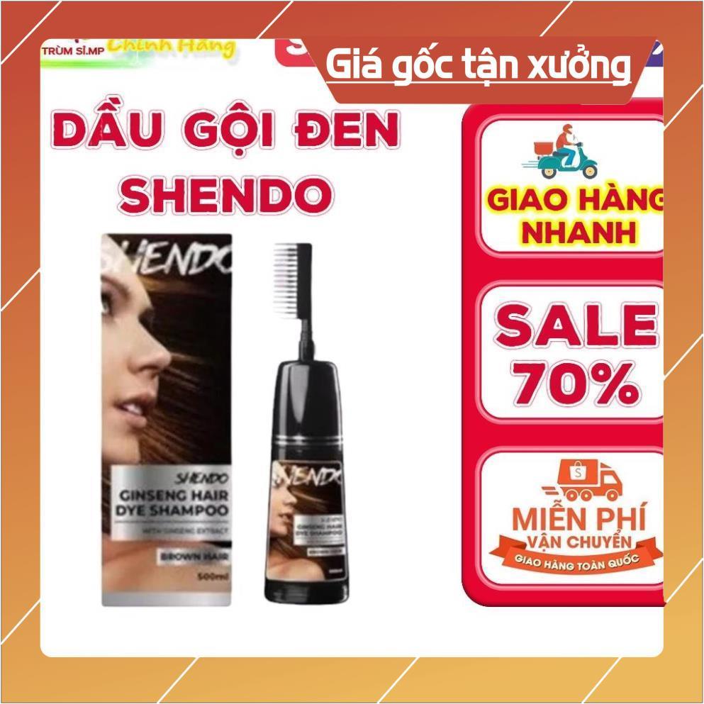 Gội đen nhuộm tóc nhân sâm, phủ đen tóc  Shendo hair - [CAM KẾT CHÍNH HÃNG 100%]