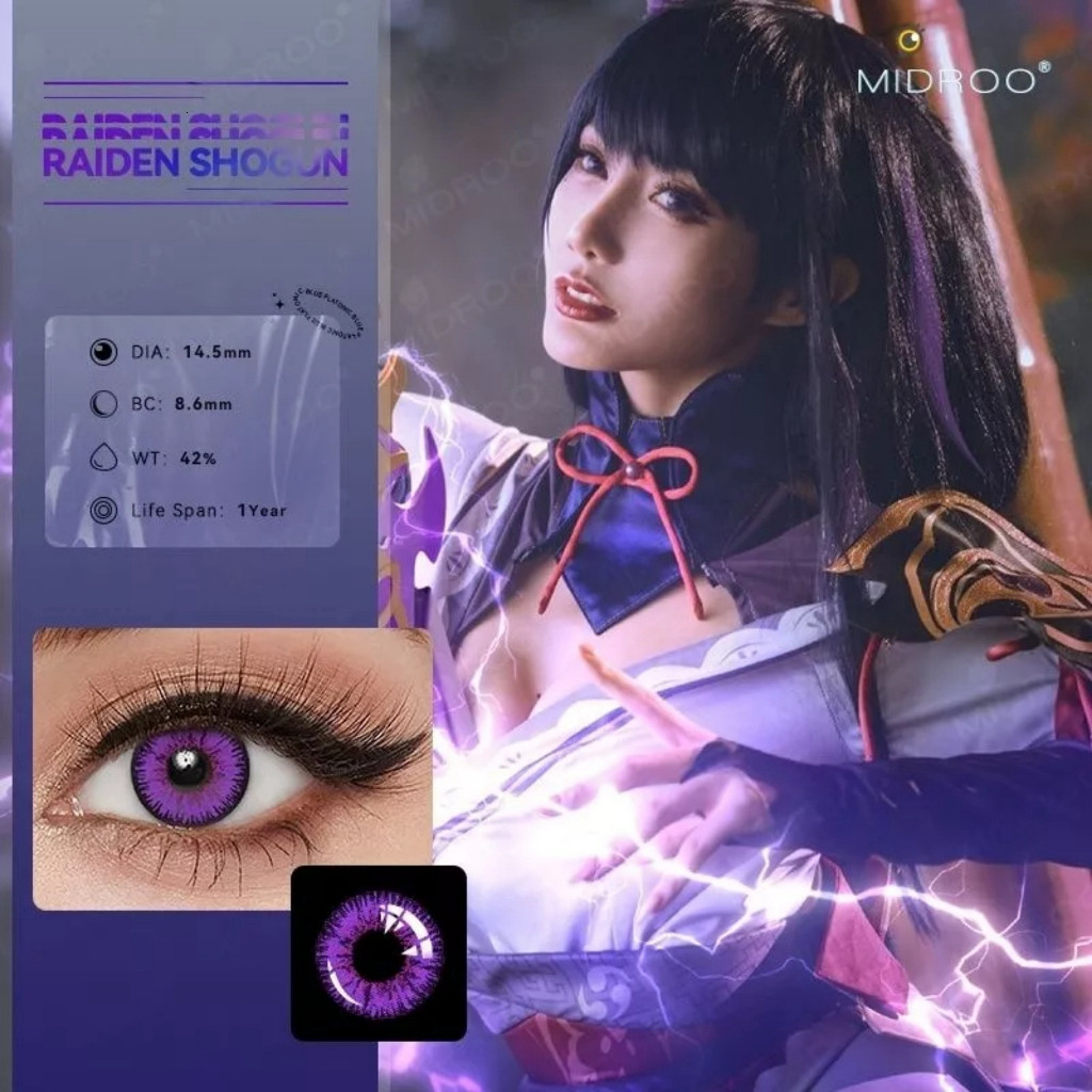 [Sẵn] Nhiều mẫu - Lens cosplay Yor/Anya/Loid - Spy x Family Kính áp tròng mã Ayy [Miu Cosplay]