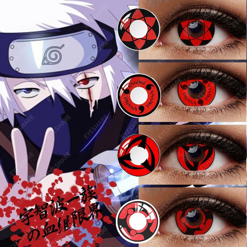 [Sẵn] Lens cosplay Naruto/Uchiha/Sasuke/Hinata - Kính áp tròng hóa trang [Miu Cosplay]