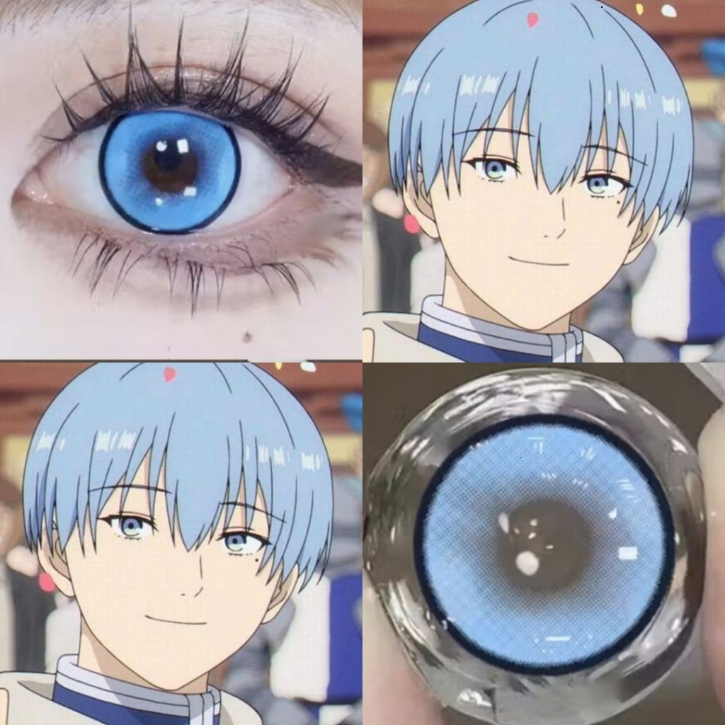 Mới [Sẵn] Lens cosplay Muichirou/Himmel/Rikka mã Softlens học sinh Halloween [Miu Cosplay .]