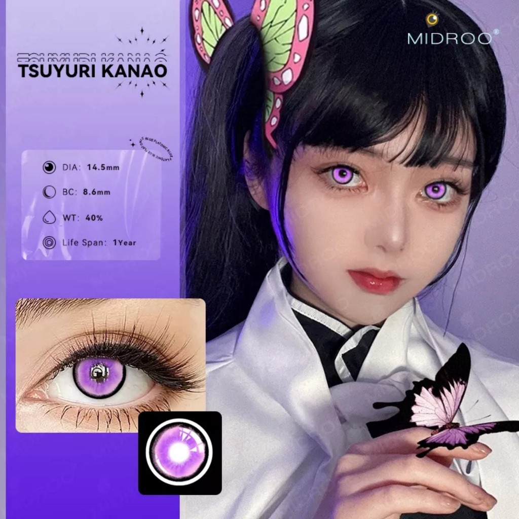 [Sẵn] Lens cosplay YD Rengoku/Tomioka/Zenitsu/Inosuke/Tanjirou/Kanao/Mitsuri- Kính áp tròng Demon Sl