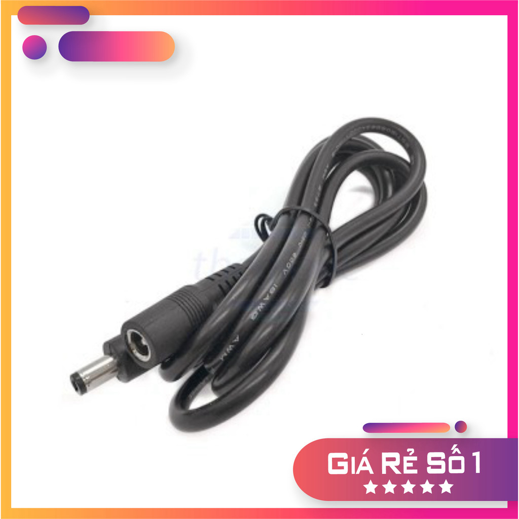 Dây DC5521 Đực Nối DC5521 Cái Dài 50cm Linh Kiện Trường Giang 86