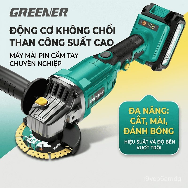 Máy mài góc không chổi than dùng pin công suất lớn máy c00