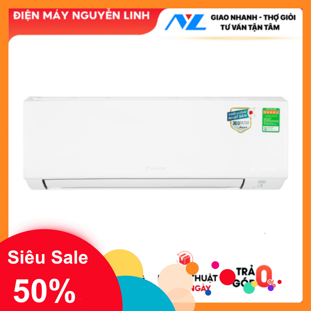 Đã ẩn ib nhận mã_  FTKB25ZVMV   GIAO MIỄN PHÍ  Máy lạnh Daikin Inverter 1.0Hp FTKB25ZVMV  Hàng chính