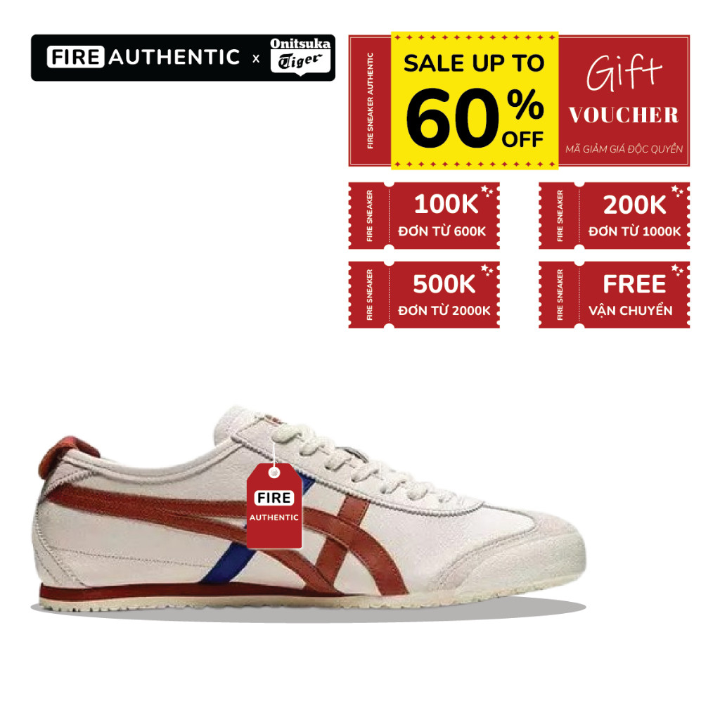 [ CHÍNH HÃNG ] Giày Onitsuka Tiger Mexico 66 ‘Birch Red’ - The Sneaker Outlet
