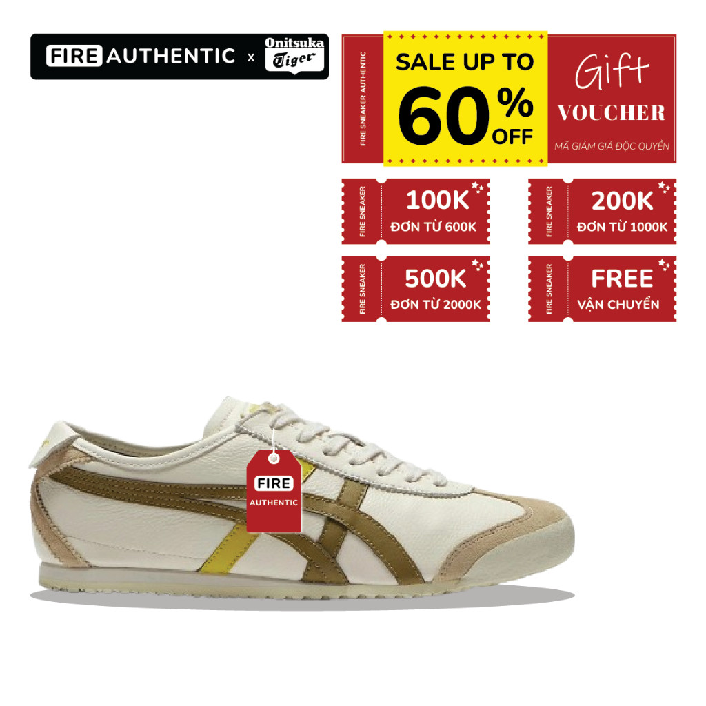 [ CHÍNH HÃNG ] Giày Onitsuka Tiger Mexico 66 'Cream Rover' - The Sneaker Outlet
