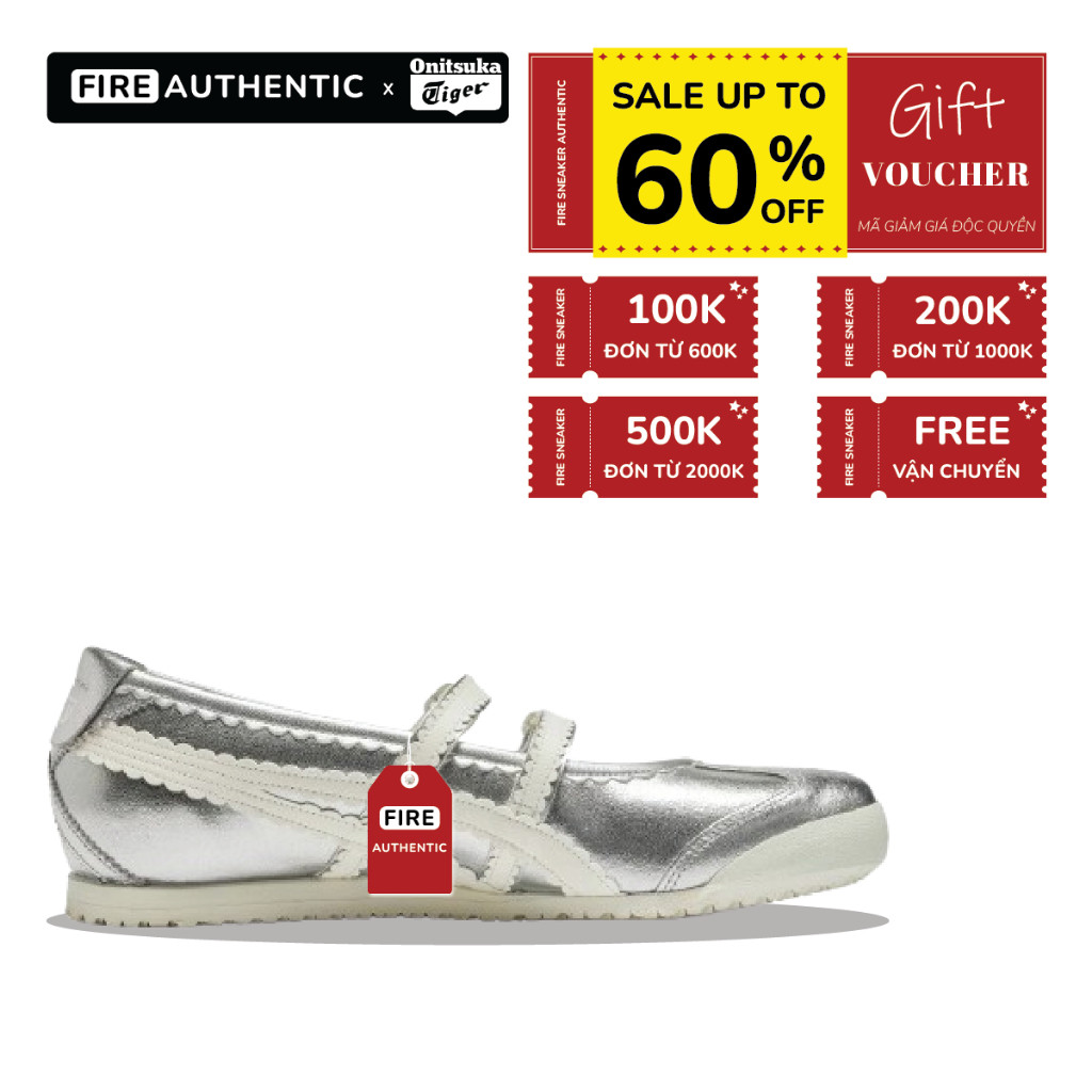 [ CHÍNH HÃNG ] Giày Onitsuka Tiger Mexico 66 TGRS 'Silver' - The Sneaker Outlet