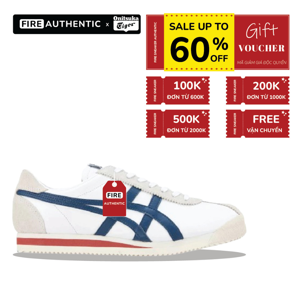 [ CHÍNH HÃNG ] Onitsuka Tiger Corsair 'White Blue Red' - The Sneaker Outlet