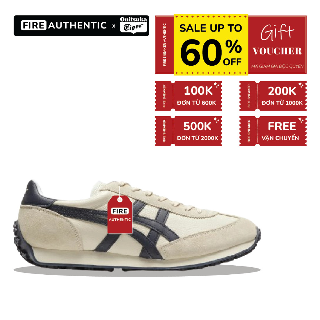 [ CHÍNH HÃNG ] Giày Onitsuka Tiger EDR 78 'Cream/Navy' - The Sneaker Outlet
