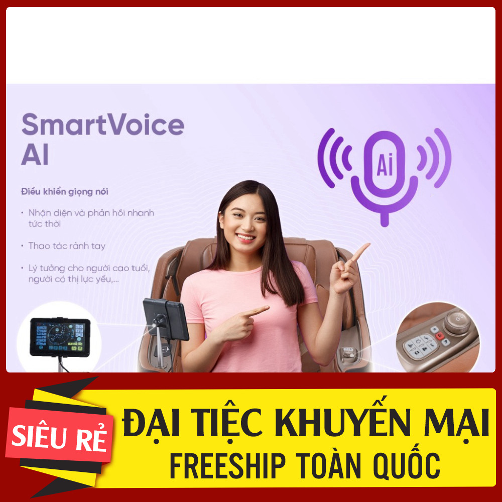 ib nhận mã giảm_ Ghế massage Toshiko T90 với 12 bài tập tự động giúp hỗ trợ massage giảm đau mỏi tại