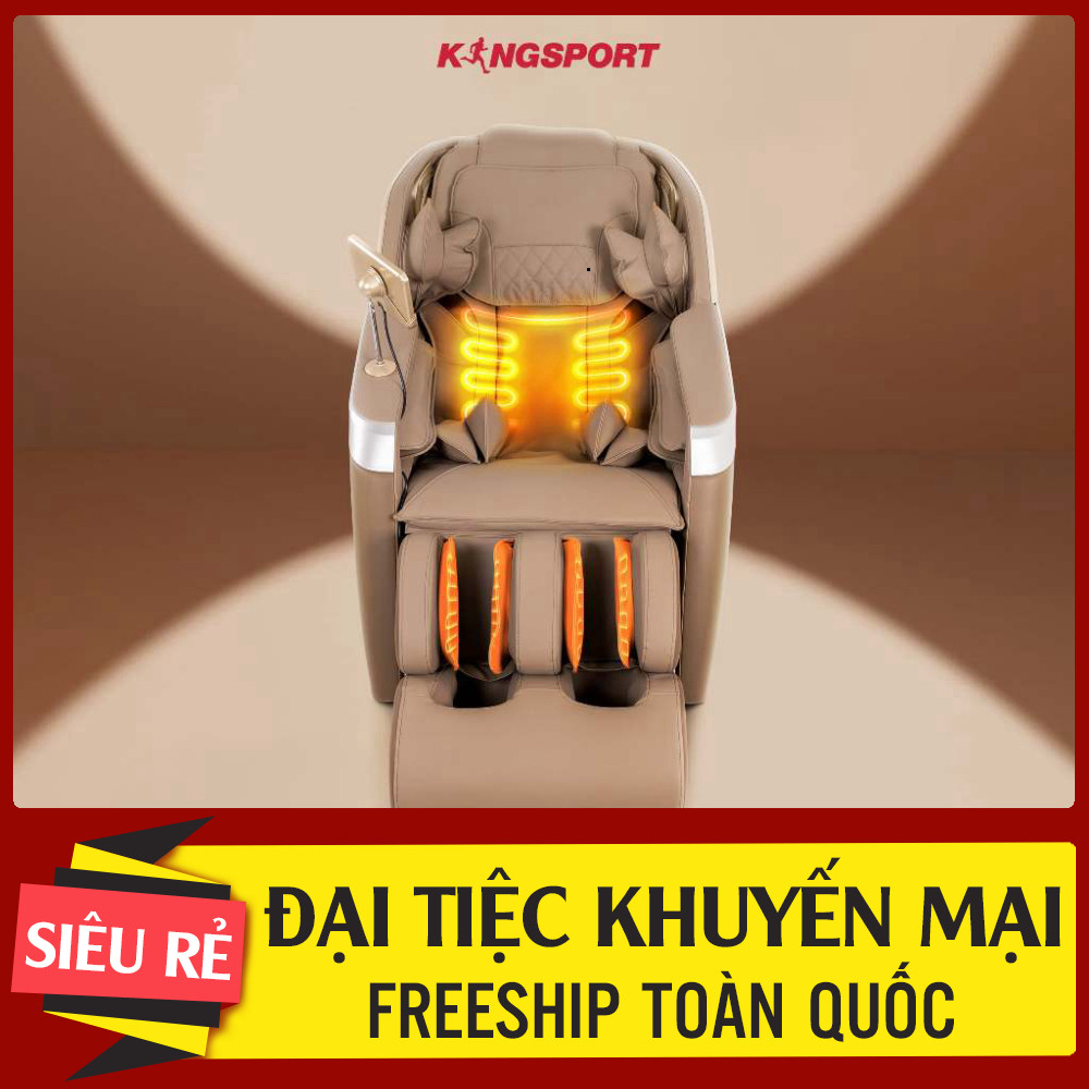 ib nhận mã giảm_  Ghế massage KINGSPORT Standard G2 con lăn di chuyển cổ vai, thiết kế hiện đại _hàn